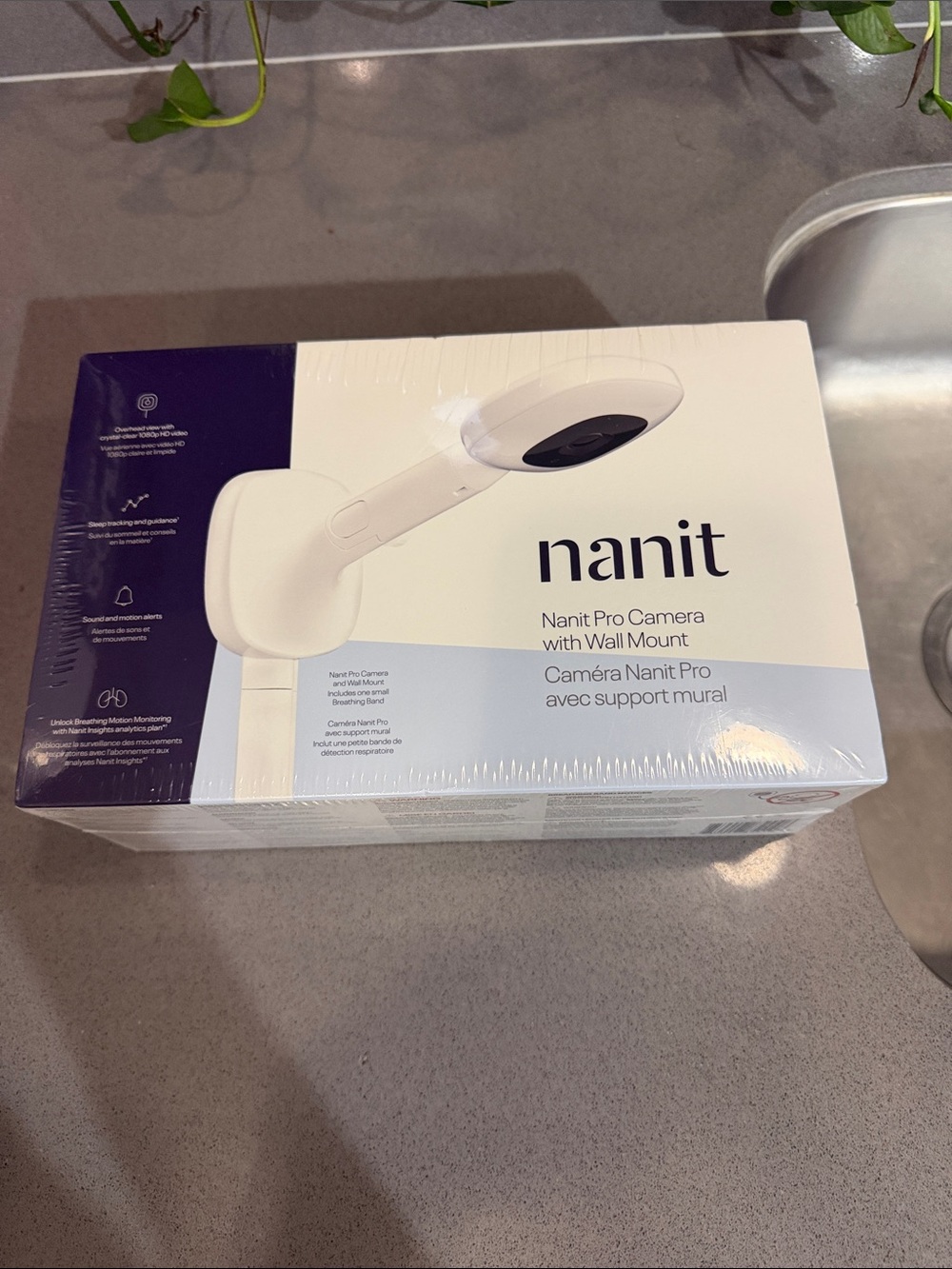 Nanit Pro Camera with Wall Mount - White